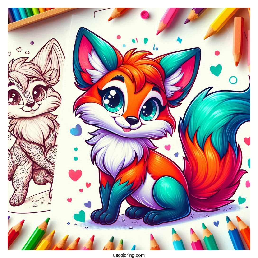 eevee coloring pages feature image