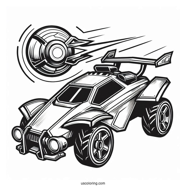 Rocket League Coloring Page Grand Champ Logo