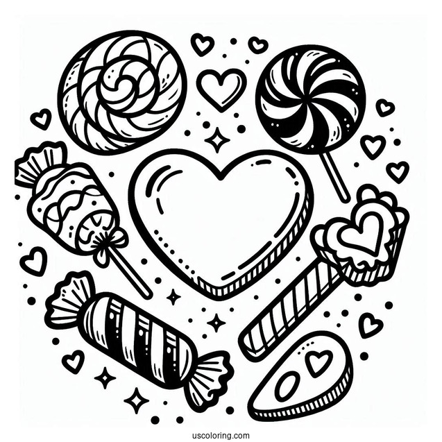 Valentines I Love You Heart Candy