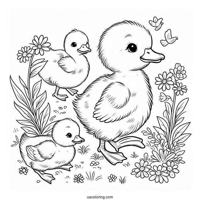 Baby Ducklings Walking For The First Time