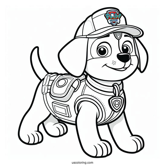 Zuma Water Rescue Dog From Paw Patrol To Color