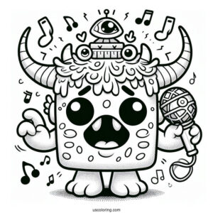 My Singing Monsters Coloring Page Of Epic Wubbox Singing