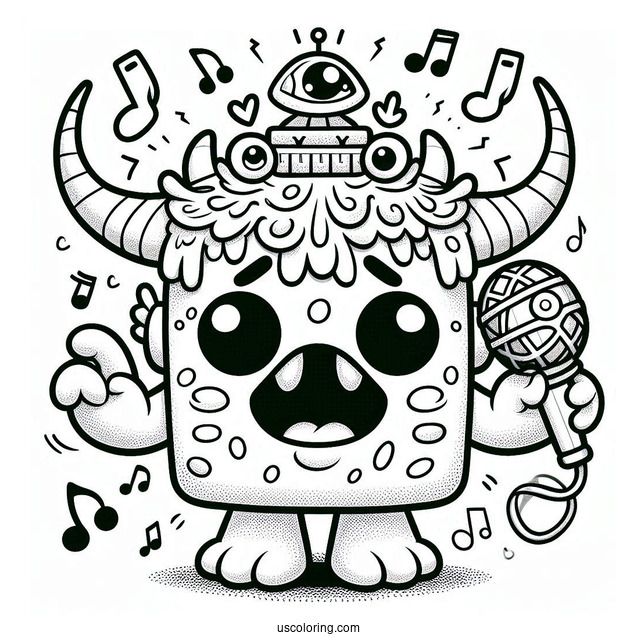 My Singing Monsters Coloring Page Of Epic Wubbox Singing
