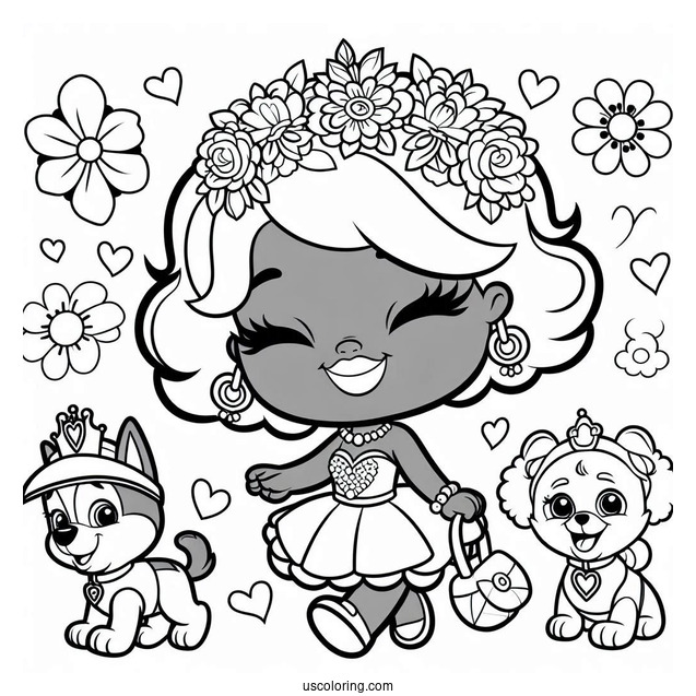 Sweetie From Princess of Barkingburg To Color