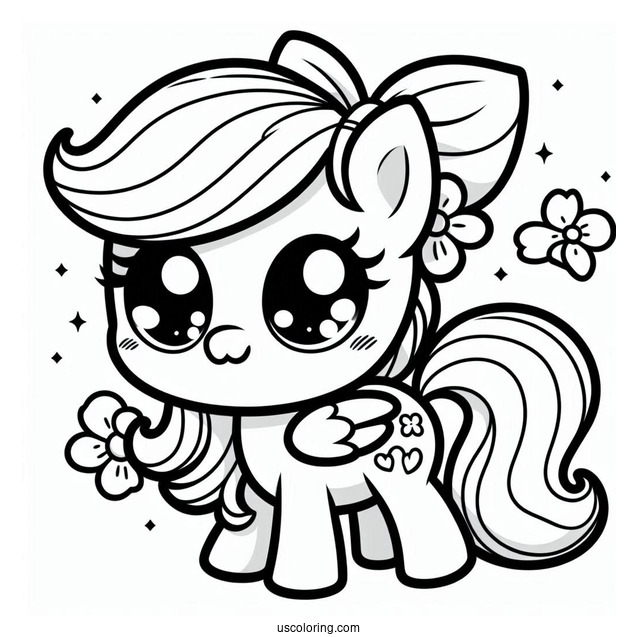 Kawaii Cartoon Applejack