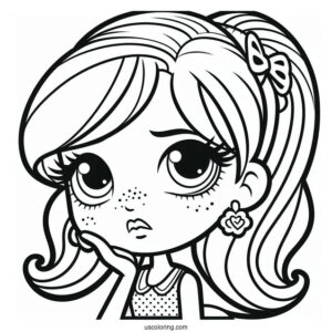 Polly Pocket Coloring Page Of Skeptical Gwen Grande
