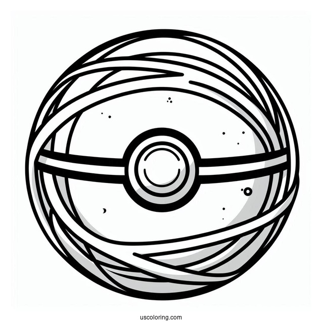 Simple To Color Pokemon Ball