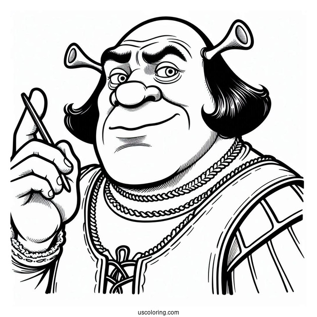 Lord Farquaad Coloring Page