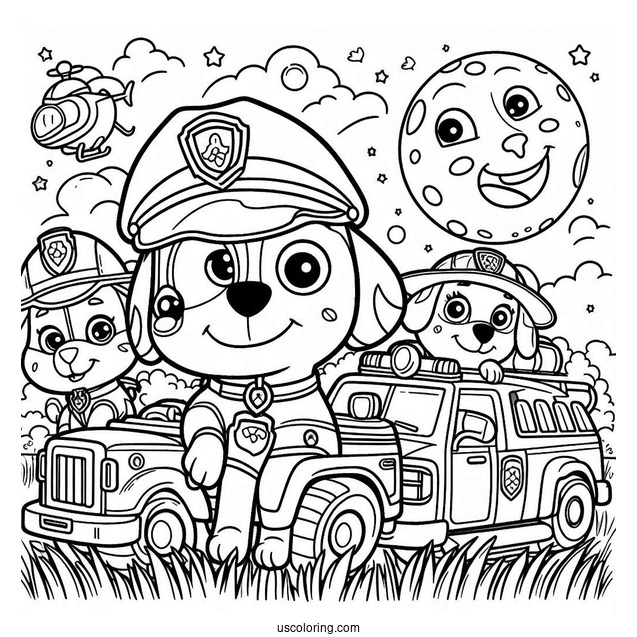 Paw Patrols Friends In Their Vehicles