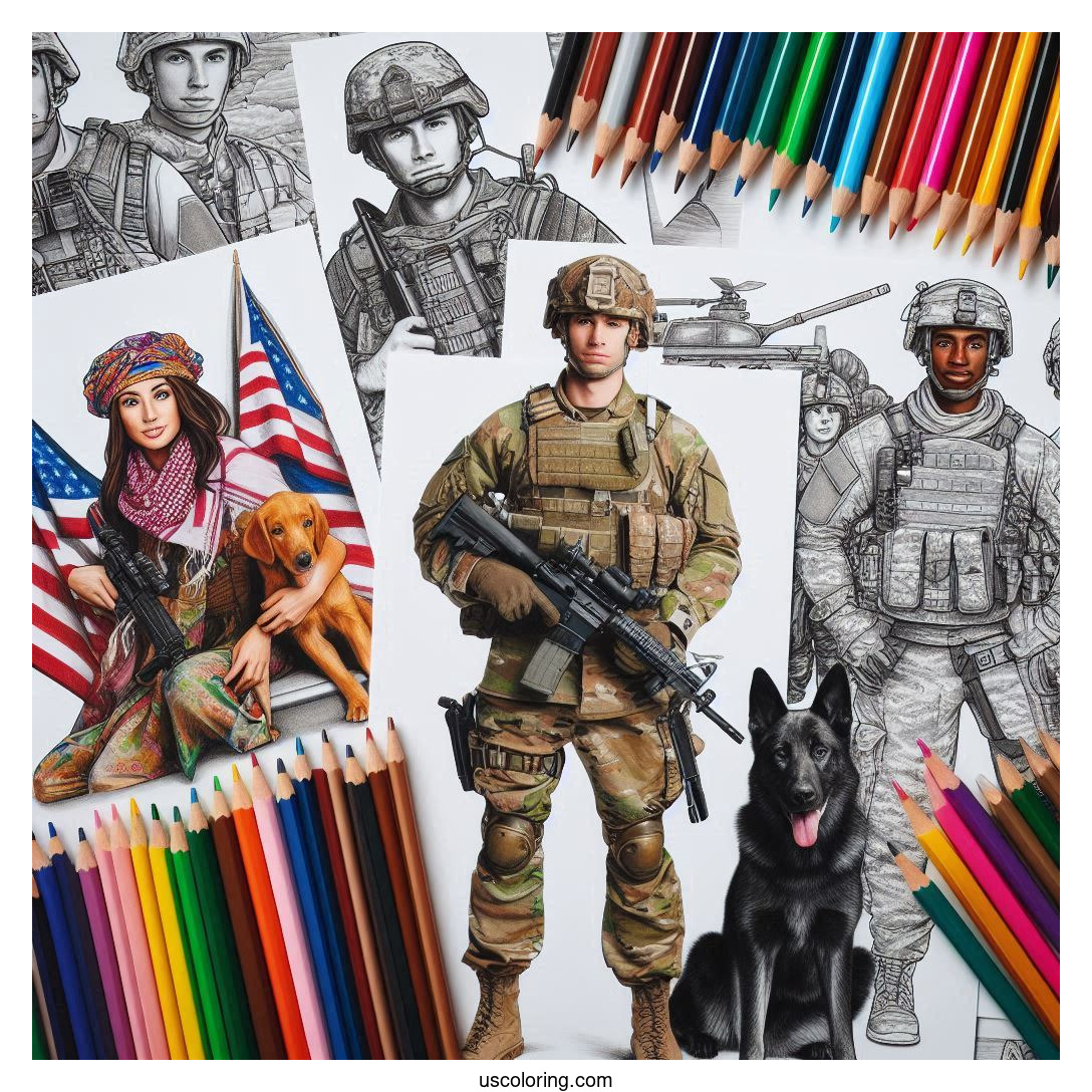 Soldier Coloring Pages Featured Image