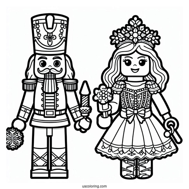 Lego Nutcracker Coloring Sheet For Kids
