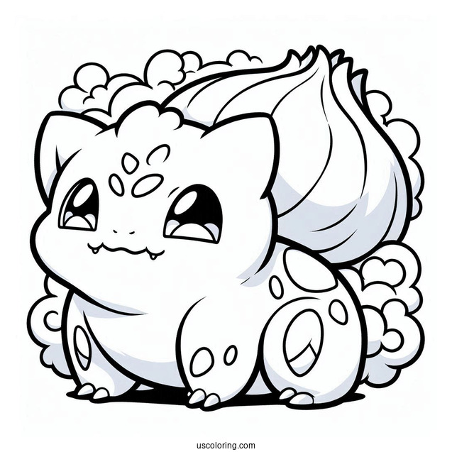 Bulbasaur Coloring Page Pokemon Poster