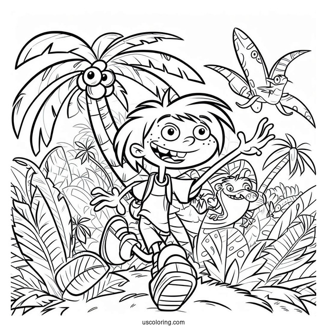 Nickelodeon Coloring Page Of The Wild Thornberrys