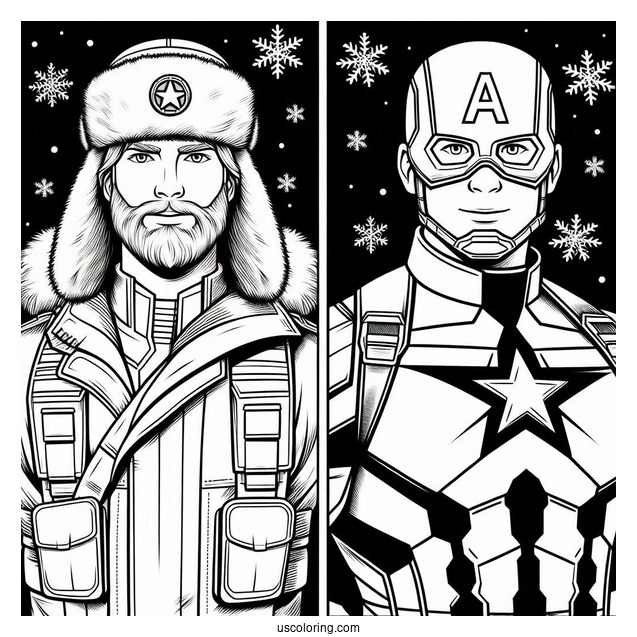 Winter Solider And Captain America