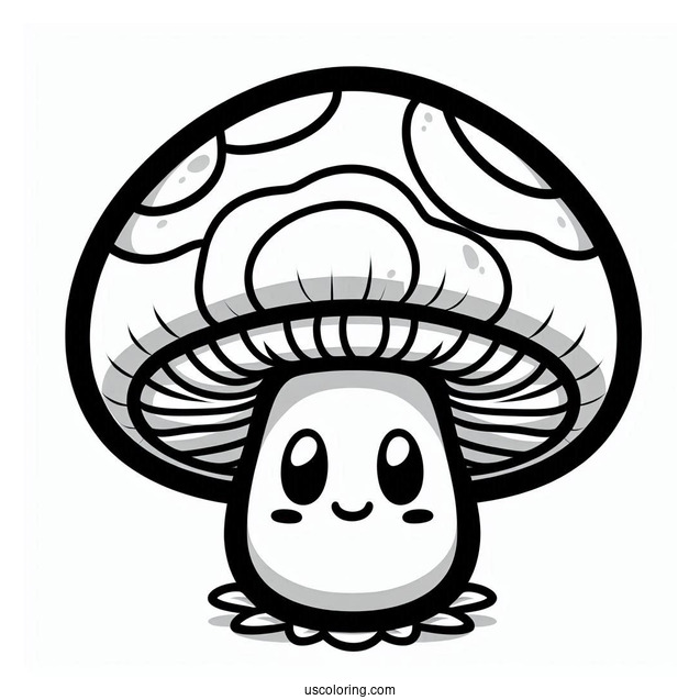 Puff Shroom To Color