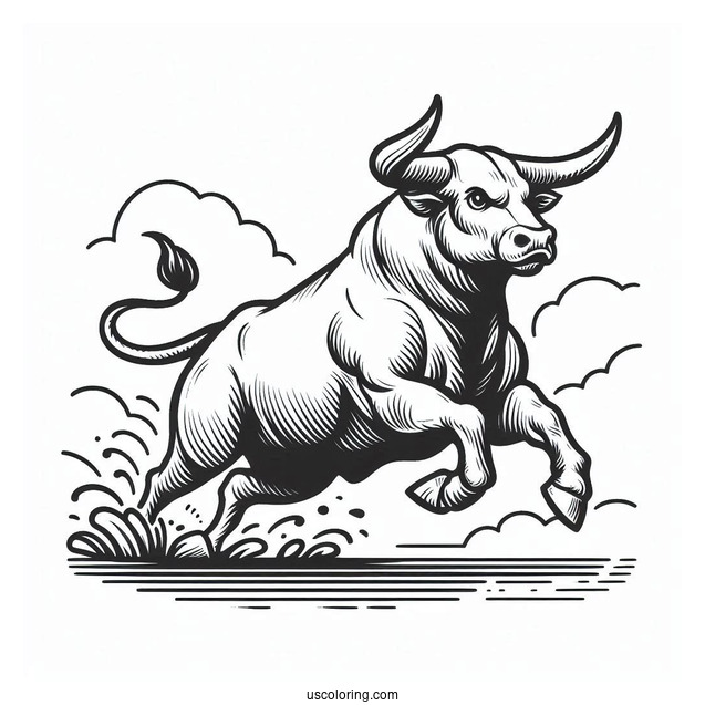 Outline Of Bull Running
