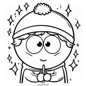 Craig Tucker South Park Coloring Page