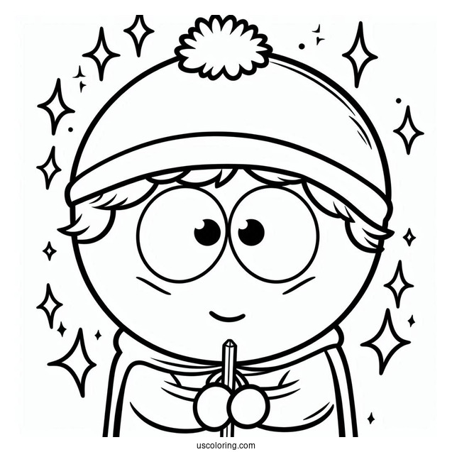 Craig Tucker South Park Coloring Page