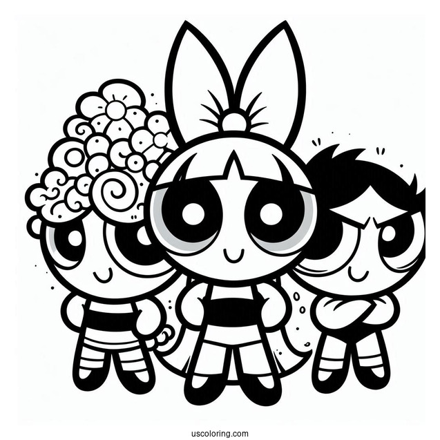 Gangreen Gang From Powerpuff Girls To Color