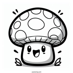 Puff Shroom To Color