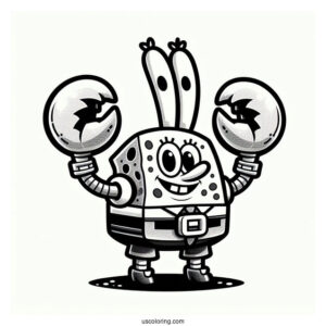 SpongeBob Coloring Page Of Barnacle Boy