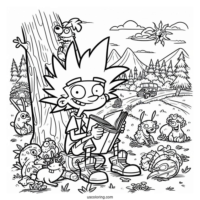 Nickelodeon Coloring Page Of The Wild Thornberrys