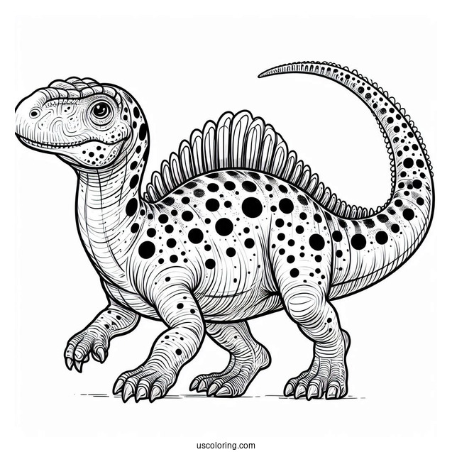 Large Spotted Edmontosaurus