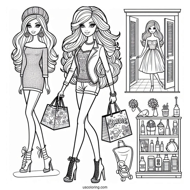 Barbie Out Shopping