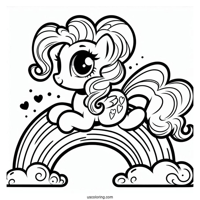 Pinkie Pie Pony Over Rainbow