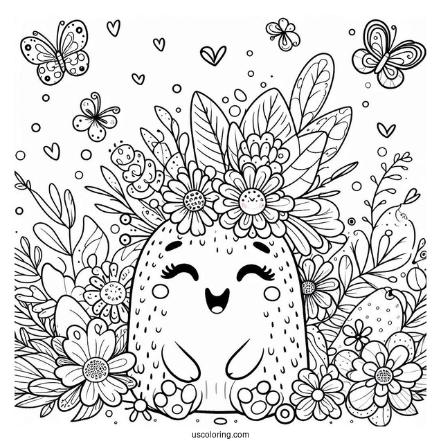 Realistic Carnage Coloring Page With Tongue Out