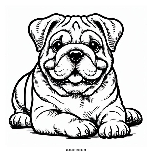 Friendly Adult Bulldog