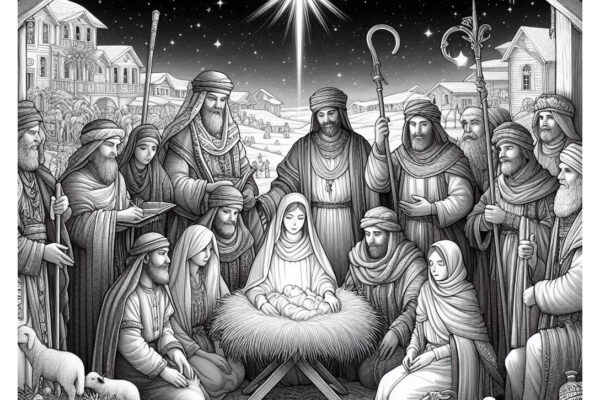 Nativity Coloring Pages Featured Image v2