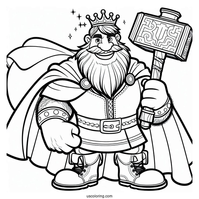 Big Hulk Smash Coloring In