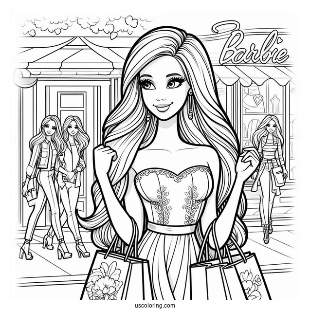 Barbie Out Shopping