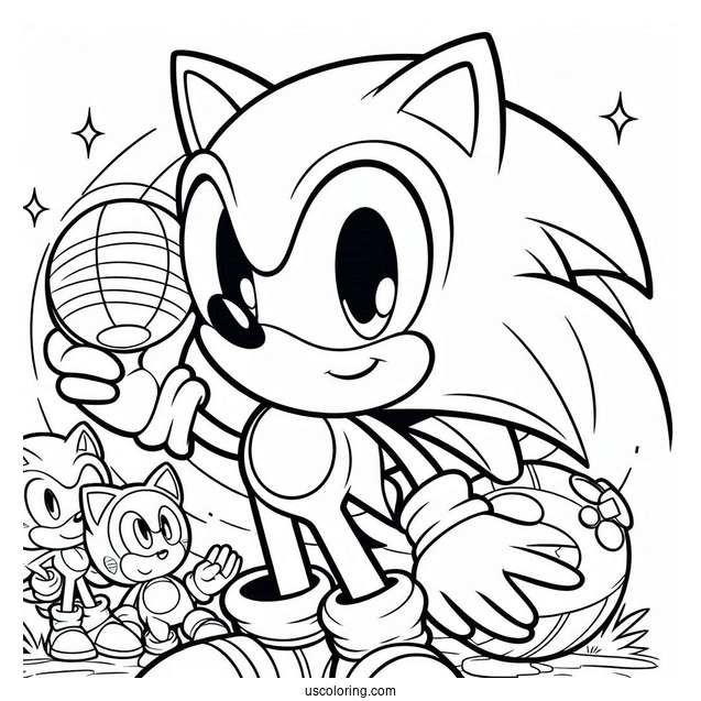 Sonic And Friends Coloring Page