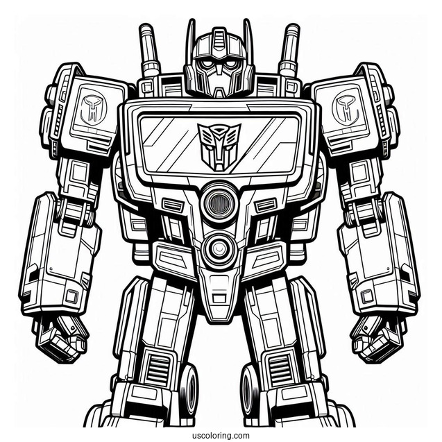 Transformers Rescue Bots Coloring Page Heatwave For Kids