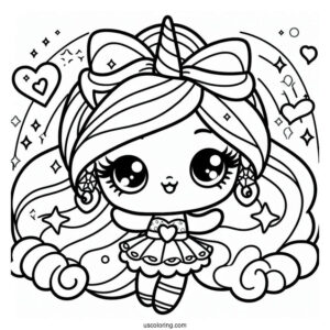 Twinky Winks Shopkins Coloring Sheet For Kids