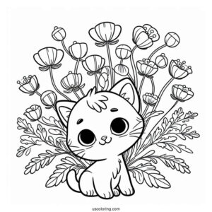 Poppy Playtime Coloring Page Of Catnip From Poppy Playtime