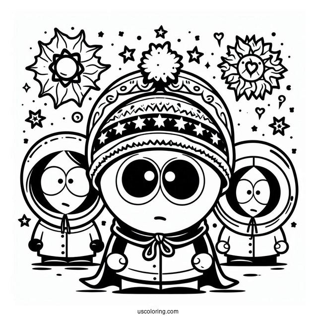 Simple Jimmy Valmer South Park Coloring Page