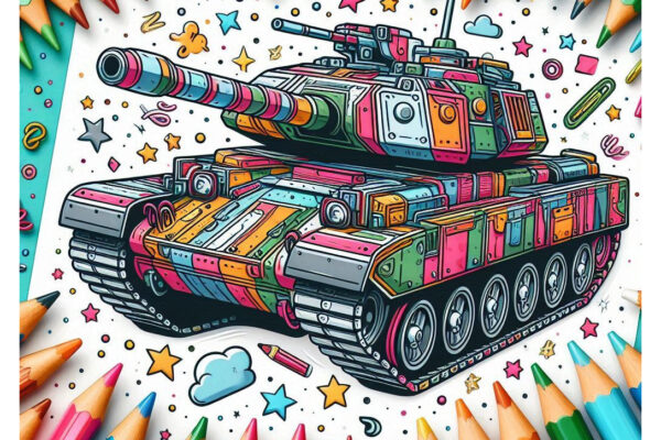 Tank Coloring Pages Featured Image