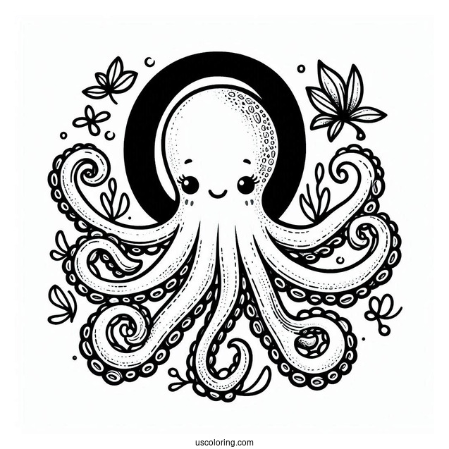O Is For Octopus Coloring Page