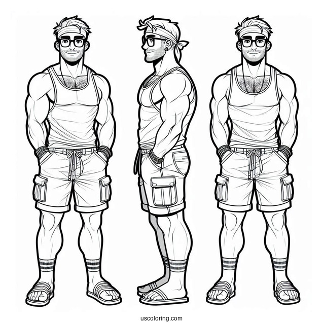 Brace Banner Hulk Wearing Glasses