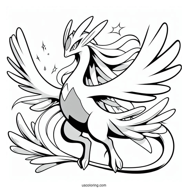 Lugia Legendary Pokemon To Color