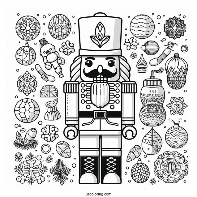 Lego Nutcracker Coloring Sheet For Kids