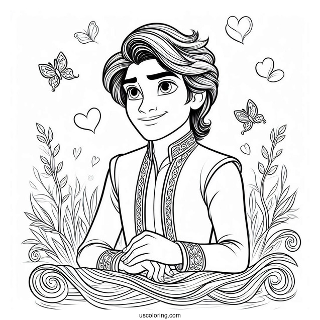 Prince Naveen Coloring Page