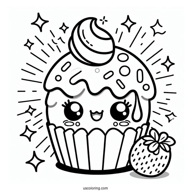 Simple Peppa-Mint Shopkins Coloring Sheet