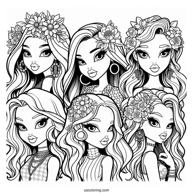 Jade, Sasha, Cloe, and Yasmin