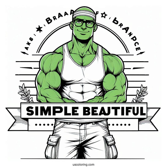 Brace Banner Hulk Wearing Glasses