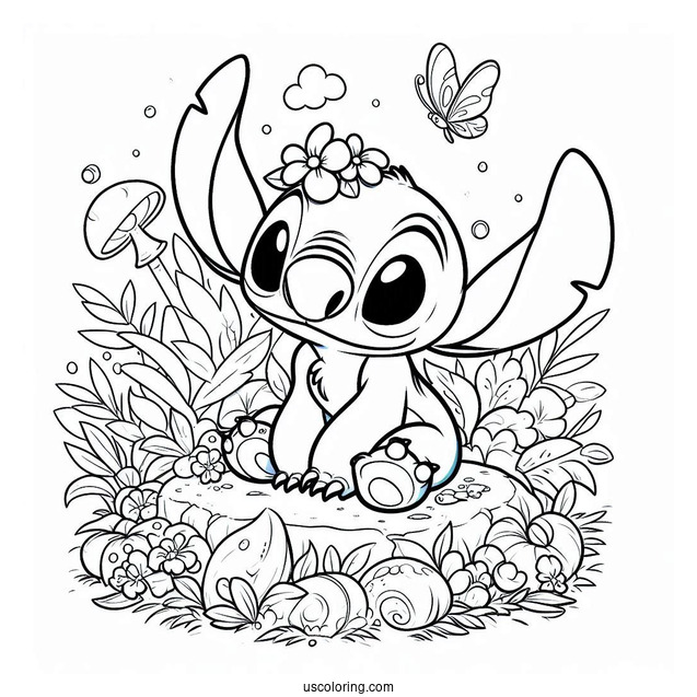 Lilo & Stitch Coloring Page Of Experiment 149 Bonnie