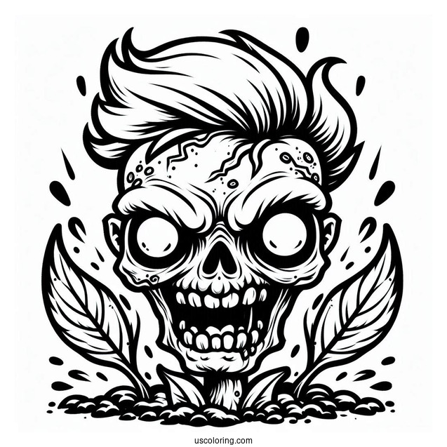 Evil Zombies To Color